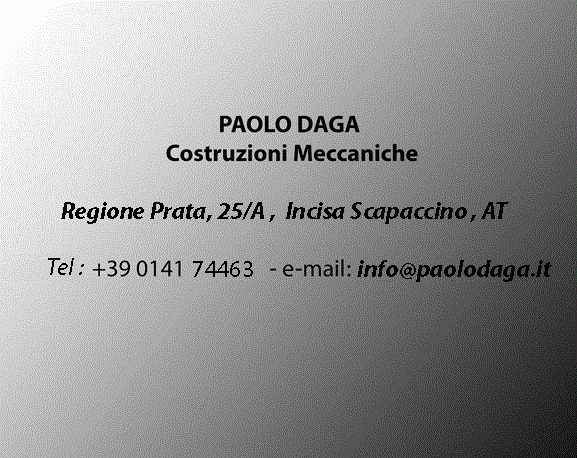I prodotti Paolo Daga